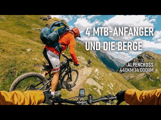 Alpencross - 4 Mountainbike Anfänger und die Berge. 440km 14.000Hm Oberstdorf Riva