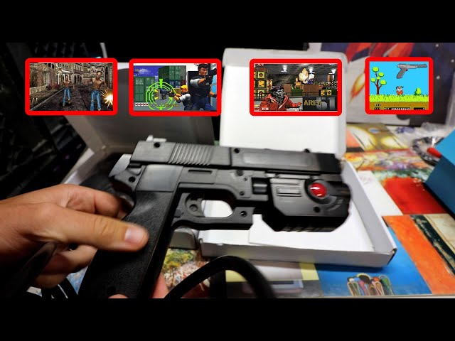 Aimtrak Arcade Light Gun Overview - Unboxing, Setup, Game Play
