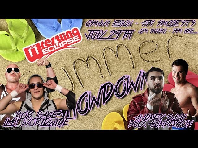 PWE Summer Showdown Match 4: Liam Worldwide & Rob Rage vs Buck Gunderson and Daddy Davis