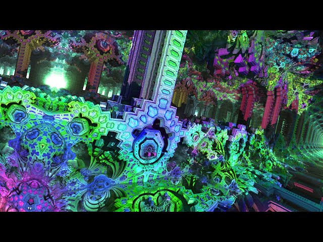 Psychedelic Rainbow Visuals 4K - Living Art Loops 09 - Hall of Time