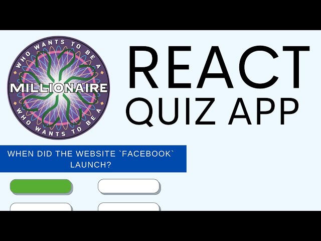 React Millionaire Quiz App Tutorial for Beginners