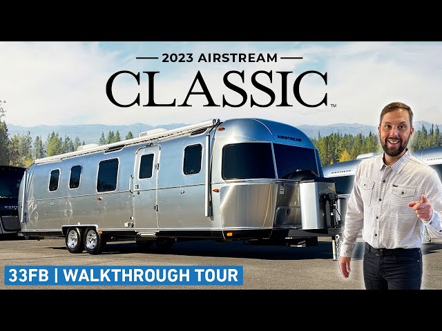 MUST SEE! LUXURY TRAVEL TRAILER! | 2023 Airstream Classic 33FB Tour