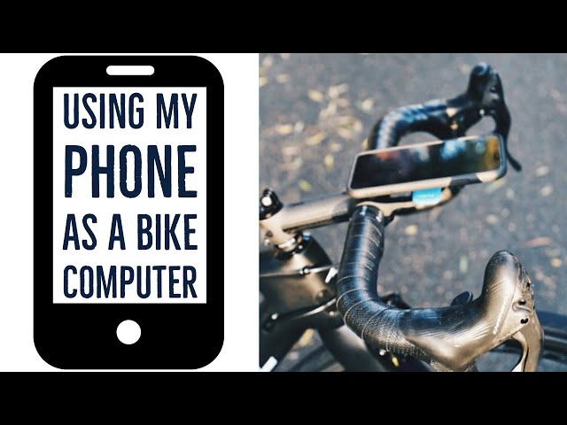 Using My Phone As A Bike Computer #iphone #fitness #electronics