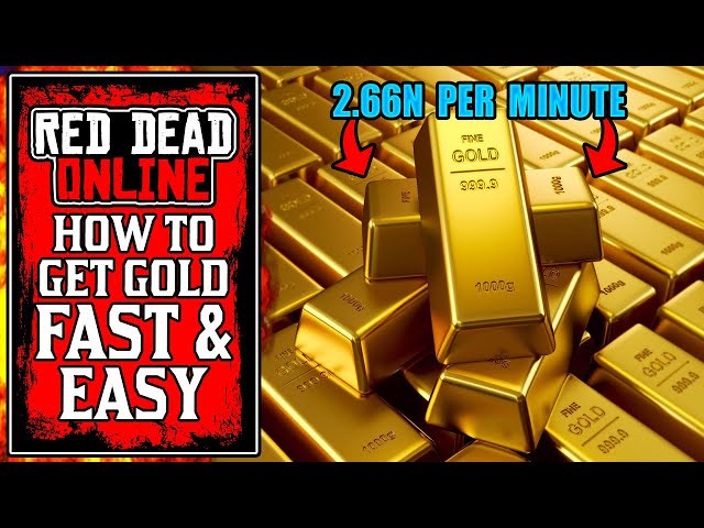 How to Get GOLD FAST in Red Dead Online! The Best and Only Ways To Earn Gold (RDR2)