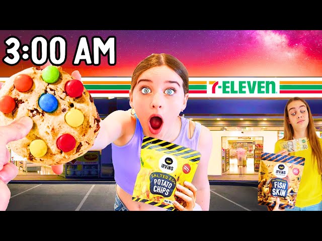 EATING ONLY 7 ELEVEN FOODS IN SINGAPORE FOR 24HRS w/Norris Nuts