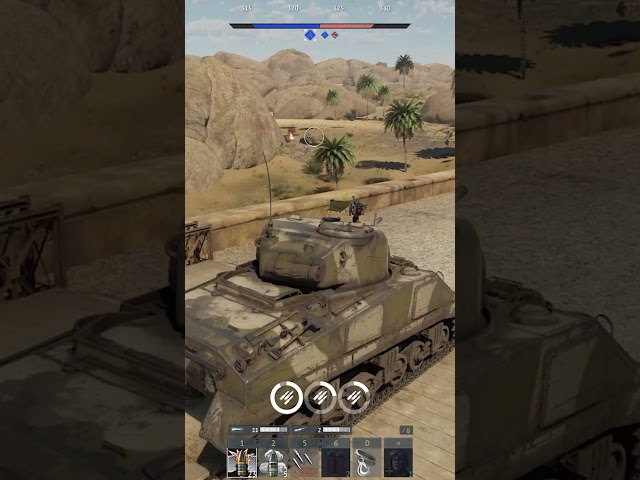 Tank Warfare: Pz.IV Crushed, Sherman Takes Dive