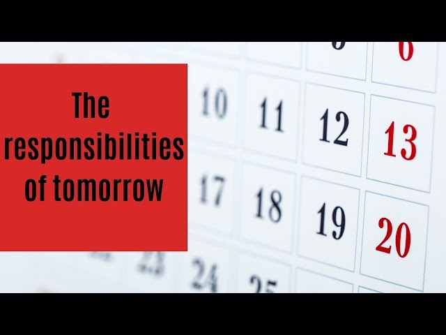 The Responsibilities of Tomorrow (QoW 7.14.19)