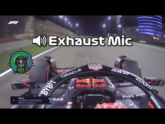 F1 Cars Exhaust Mic Sound 2024 vs 2021