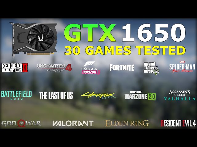 GTX 1650 in 2023 - Test in 30 Games - still good in 2023?