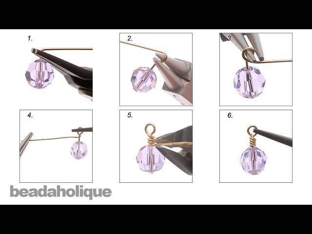 How to Make a Wrapped Wire Loop for Jewelry Making