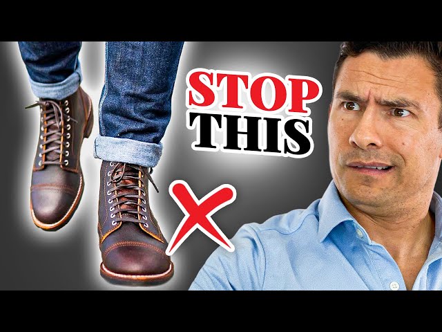 CORRECTLY Match Boots With Jeans (Most Men Mess This Up)