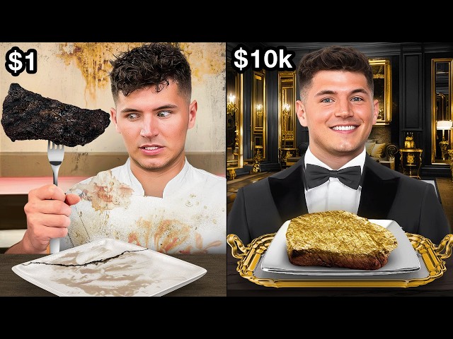 $1 vs $10,000 Steak