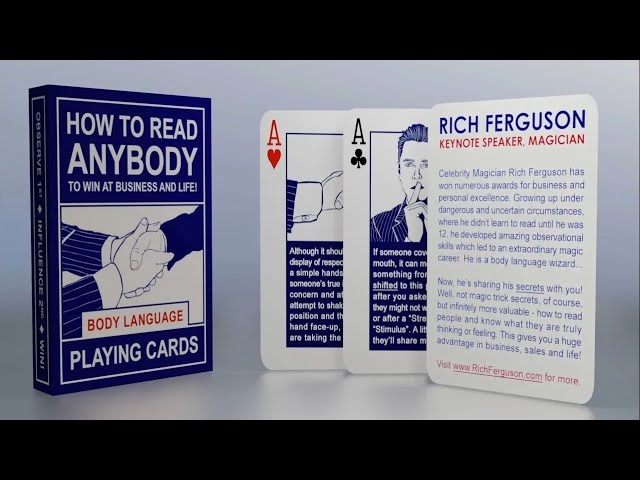 Body Language Playing Cards! WIN AT BUSINESS and LIFE! // NOW AVAILABLE!