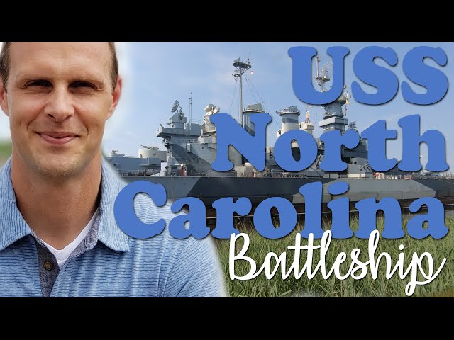 Battleship USS North Carolina with Jan Roggeman