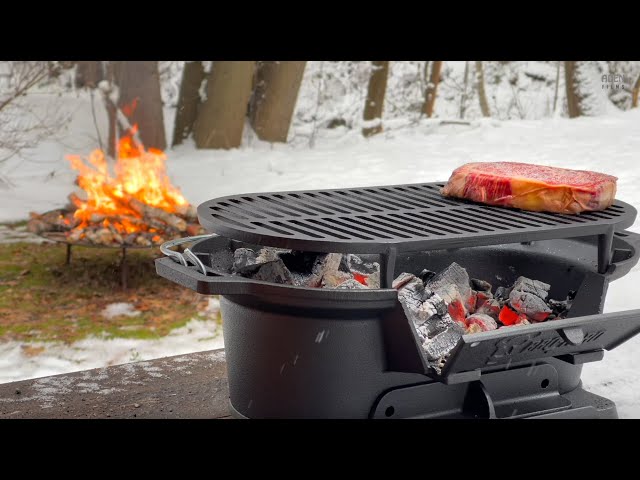 Wagyu Steak - grilled in Winter
