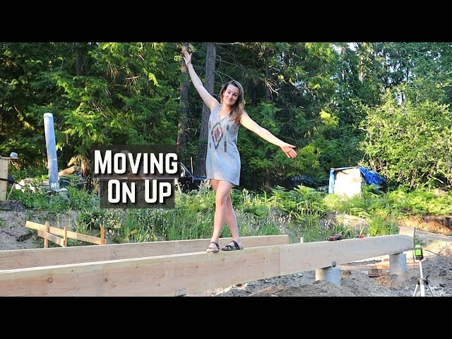 Setting the Girders For Our Off Grid Home In The Mountains Pt1
