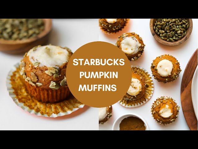 How to Make STARBUCKS Pumpkin Cream Cheese Muffins at HOME! And EVEN BETTER