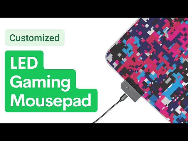 Custom LED Gaming Mousepads [Printify Product Review]