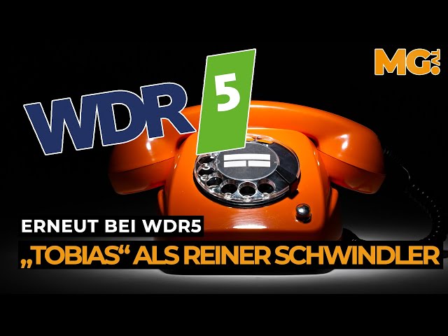 "TOBIAS" ruft als "Reiner Schwindler" erneut bei WDR 5 an 😆 😅  | #FreeGeorgThiel