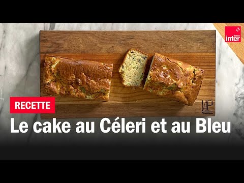 Le cake bleu-céleri - Les recettes de François-Régis Gaudry
