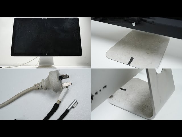 Why Do People Sell Things This Dirty - Clean & Repair Of An Apple Thunderbolt Display