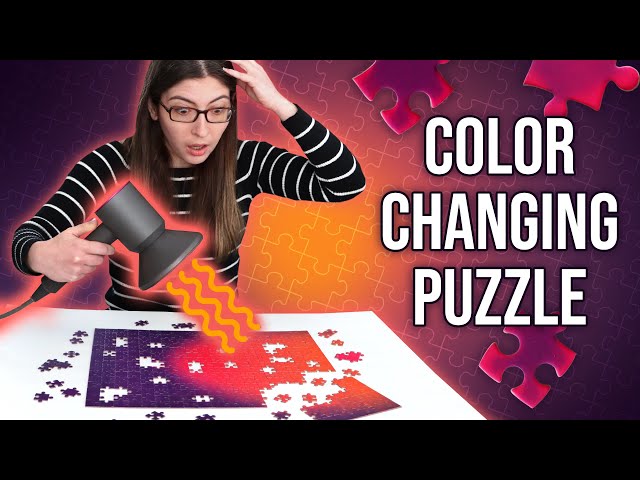 This puzzle CHANGES COLOR with heat