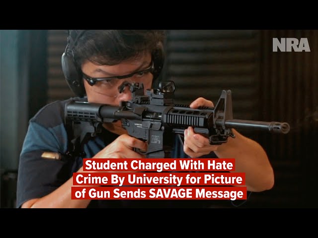 Fordham Student Charged With Hate Crime By University for Picture of Gun Sends SAVAGE Message