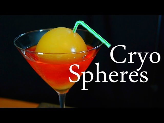 Make Edible Ice Spheres With Cryogenic Liquid