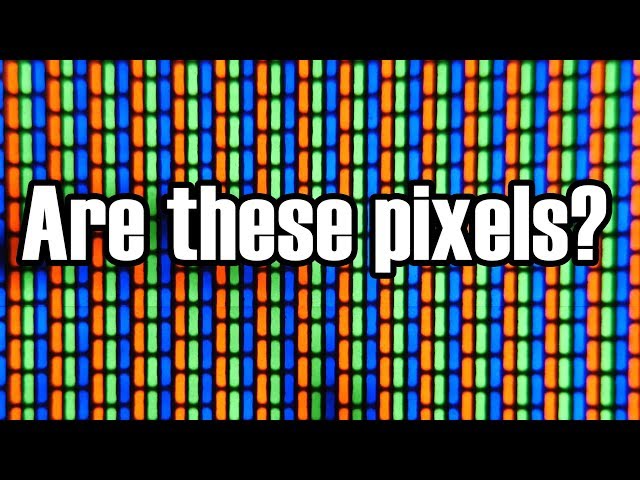These Are Not Pixels: Revisited