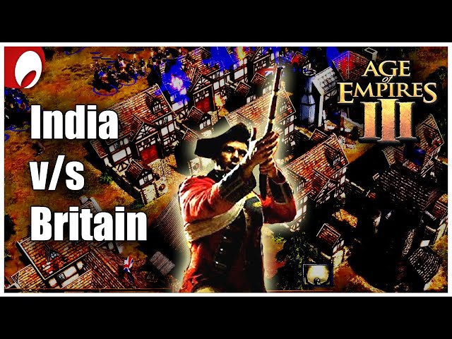 India fights British - Age of Empires III gameplay