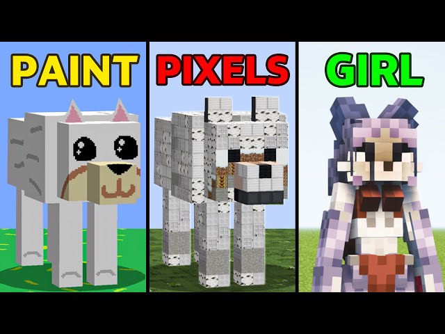 pixel vs paint vs woman