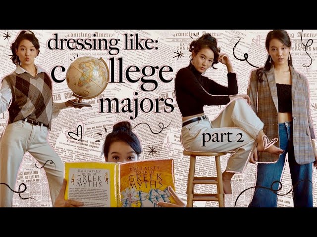 what different college majors would wear if they had proper sleep & decent fashion sense (part 2)
