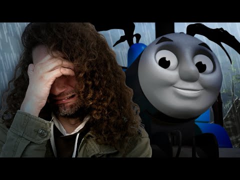 Dan becomes terrified by train - Choo-Choo-Charles