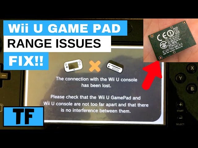 Wii U Gamepad Sync Problem (Range Issues Fix) - Connection With Wii U Console Lost