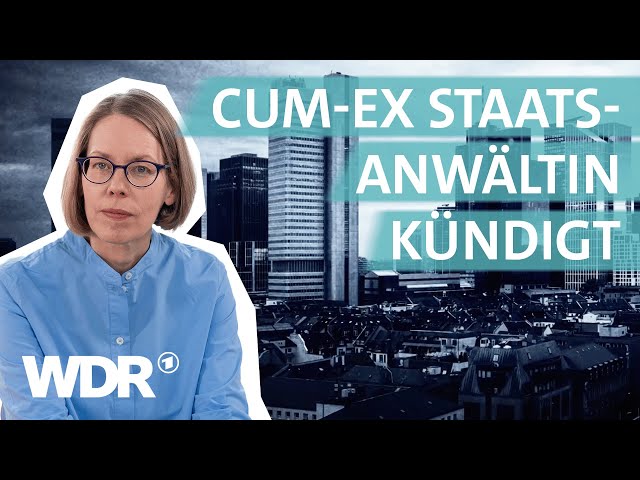 EXKLUSIV: Cum-Ex Chefermittlerin im WDR-Investigativ-Interview | Investigativ | WDR