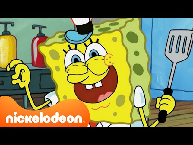 SpongeBob | Mrs. Puff arbeitet in der Krossen Krabbe! 🍔 | Nickelodeon Deutschland