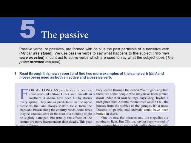 Advanced Oxford Practice Grammar - Ch 5- The Passive