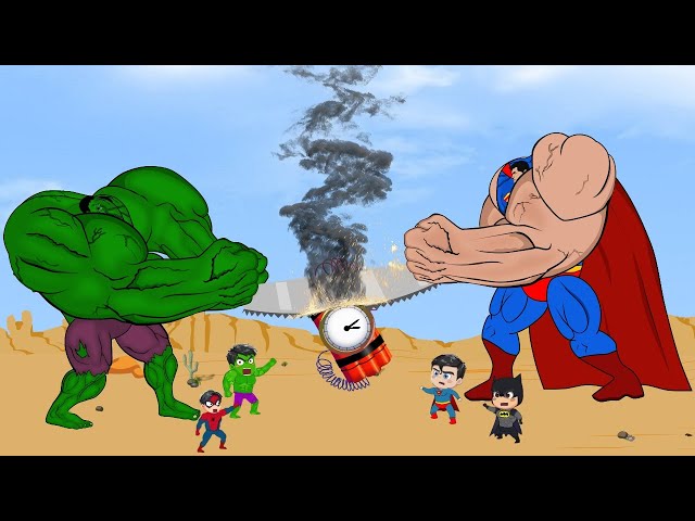 Rescue HULK & SPIDERMAN, Superman - Mysterious evolutionary time bomb : Back from the dead SECRET