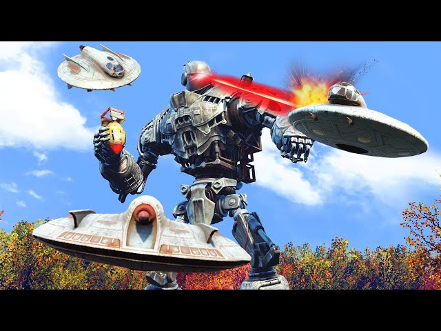 Aliens invade Prewar USA! - Fallout 4 NPC War