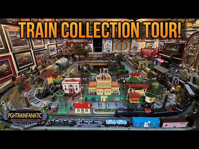 Tour this AMAZING Private Train Collection & Layout!