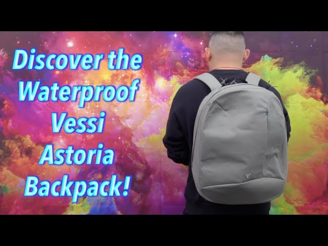 Discover the Waterproof Vessi Astoria Backpack!