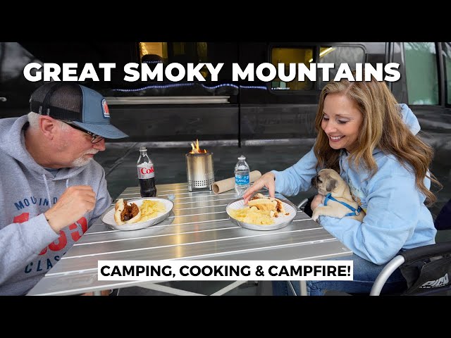 Campfire Vibes & Mountain Views: Your Guide to Mountaineer Campground, Townsend TN! 🏕️ #VANLIFE