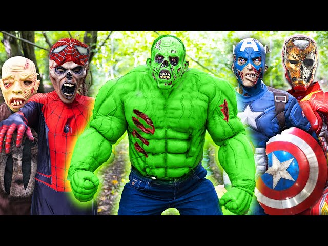 Zombie Hulk VS Avengers!!