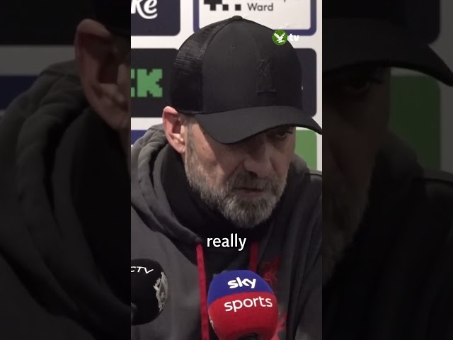 Klopp apologises to fans after derby loss #shorts