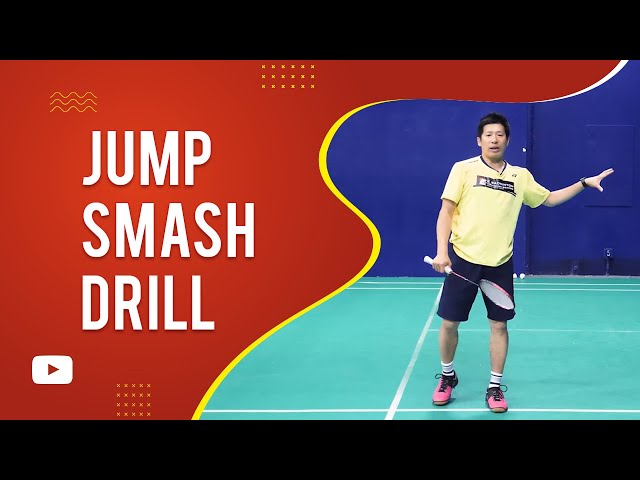 Jump Smash Drill featuring Coach Efendi Wijaya #badminton