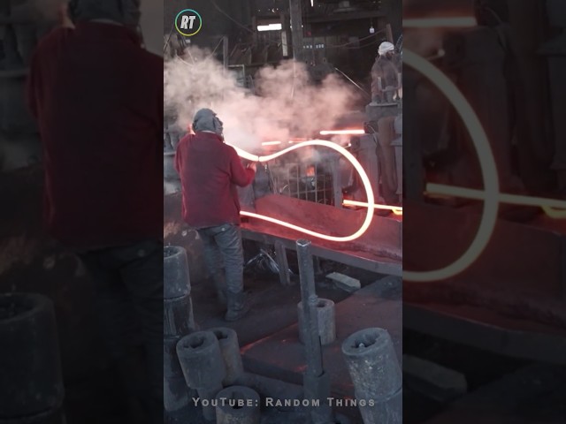 Rebar Steel Manufacturing Process #randomthings #ytshorts #machine #foryou #steel