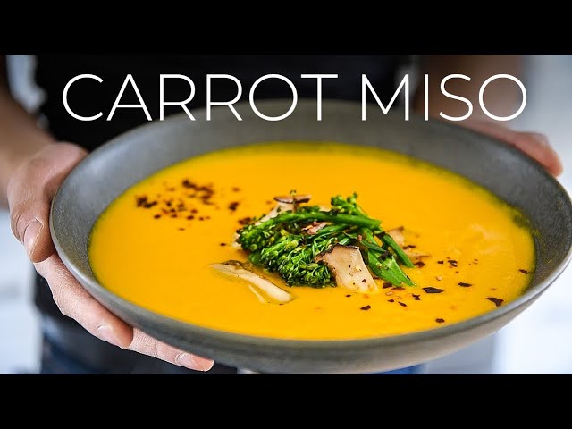 Carrot + Miso Soup so delightful you'll be running to U-MAMI