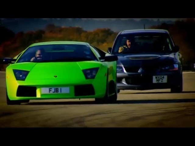 Evo vs Lamborghini Part 1 - Top Gear - BBC