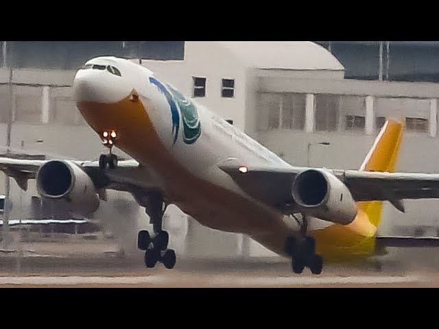 9 JAWDROPPING Heavy Aircraft Takeoffs | 777 787 A330 | Hong Kong Airport Plane Spotting