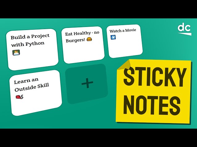 How to Build a Sticky Notes App using JavaScript (Beginner's Project)